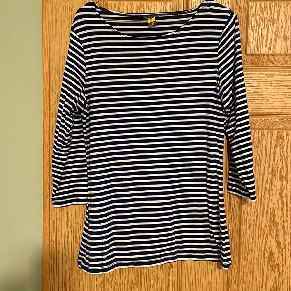 Eddie Bauer ladies stripe top